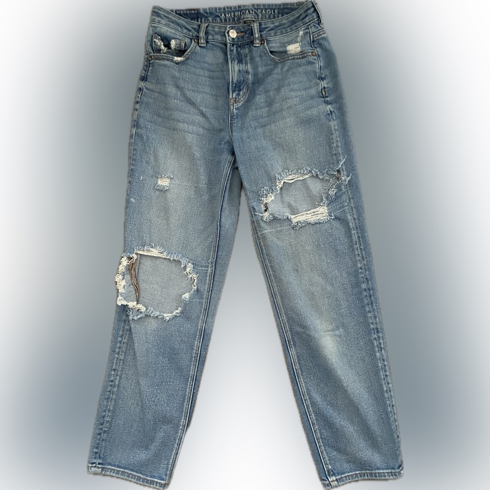 American Eagle Stretch Mom Straight Jean - Size 4 Regular